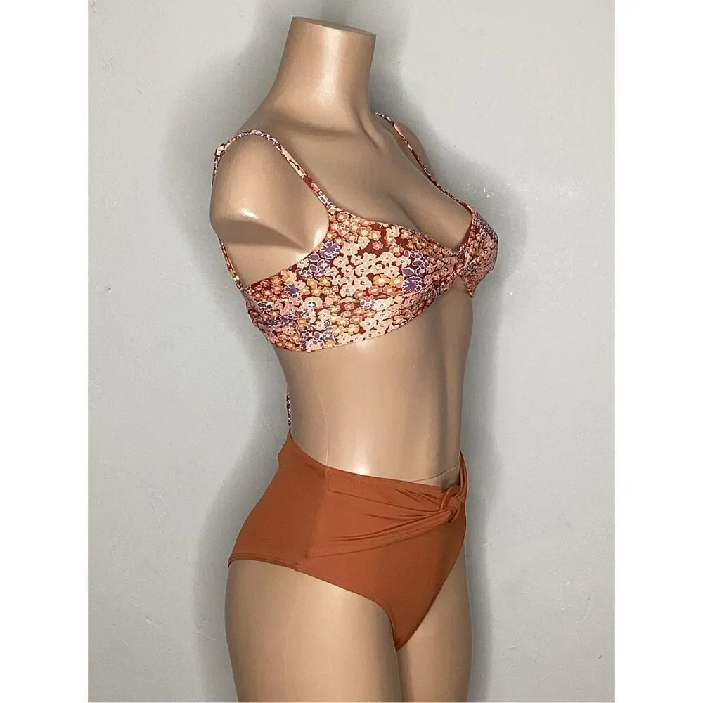 New. L*SPACE  floral bikini set. Small. Retails $198.